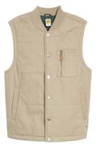 Men's Rvca Toy Machine Vest, Size - Beige