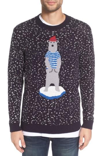 Men's Altru 'polar Ice Caps' Intarsia Crewneck Sweater