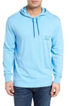 Men's Vineyard Vines Long Sleeve Hooded T-shirt - Blue