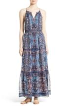 Women's Joie Agnece Silk Maxi Dress - Blue