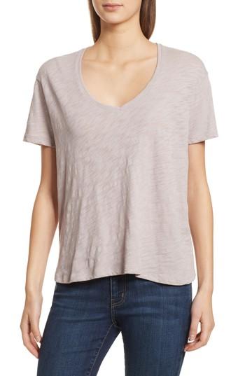 Women's Atm Anthony Thomas Melillo Slub Jersey Boyfriend Tee - Beige