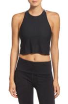 Women's Lndr 2-in-1 Crop Tank - Black