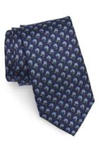Men's Bonobos Floral Depths Print Silk Tie, Size - Blue