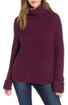 Women's Bp. Cozy Turtleneck Sweater, Size - Purple