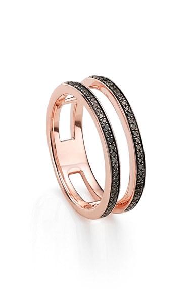 Women's Monica Vinader 'skinny' Openwork Diamond Ring