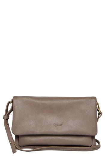 Urban Originals Club Tropicana Vegan Suede Crossbody Bag - Grey