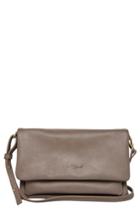 Urban Originals Club Tropicana Vegan Suede Crossbody Bag - Grey