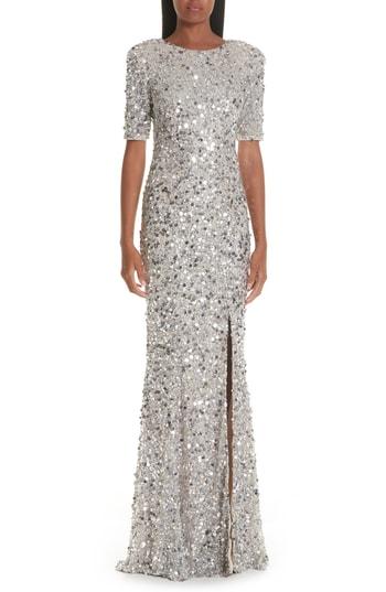 Women's Rachel Gilbert Zowie Sequin Gown