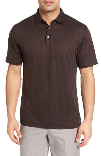 Men's Peter Millar Summertime Linen Polo