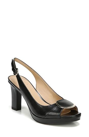 Women's Naturalizer Ferris Slingback Pump .5 M - Black