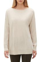 Women's Lafayette 148 New York Relaxed Cashmere Sweater - Beige