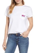 Women's Vineyard Vines Classic Whale Pocket Tee - White