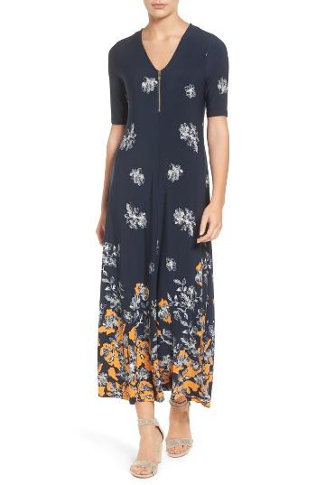 Women's Chaus Floral Border Print Midi Dress