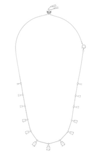 Women's Swarovski Attract Crystal Pear Station Necklace