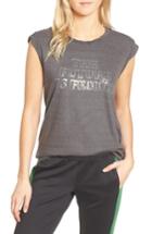 Women's Pam & Gela Frankie - The Future Is Femme Muscle Tank, Size - Grey