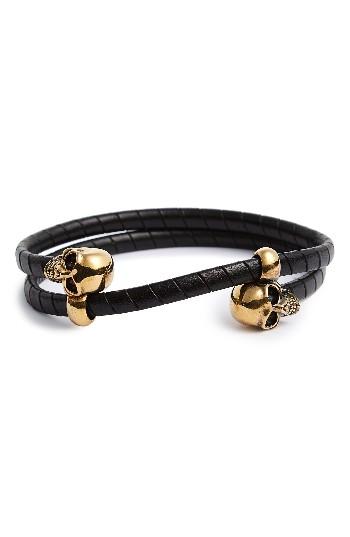 Men's Alexander Mcqueen Leather Bracelet