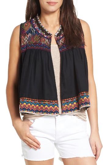 Women's Velvet By Graham & Spencer Embroidered Vest