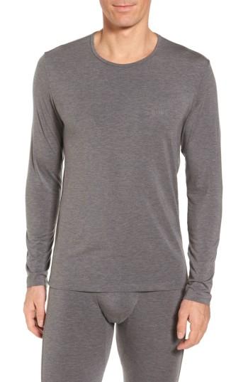 Men's Boss Thermal Long Sleeve T-shirt - Grey