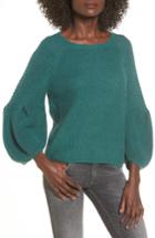 Women's Leith Bubble Sleeve Sweater, Size - Green