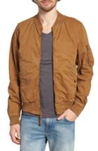 Men's Schott Nyc Ma-1 Cotton Bomber Jacket - Beige