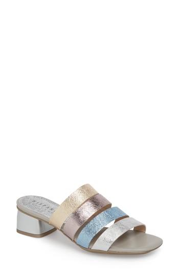 Women's Hispanitas Sarina Slide Sandal .5us / 36eu - Metallic
