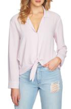 Women's 1.state Tie Front Blouse, Size - Pink