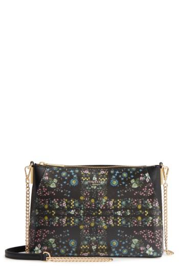Ted Baker London Sofhi Unity Flag Leather Crossbody Bag - Black
