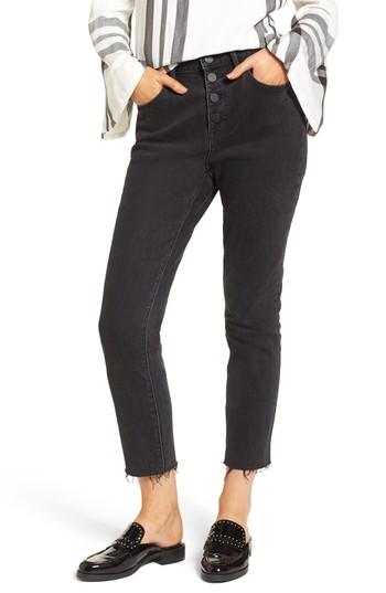 Women's Treasure & Bond Bond Loose Fit Ankle Skinny Jeans - Black