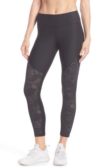 Women's Under Armour Vanish Mesh Ankle Leggings - Black