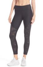 Women's Under Armour Vanish Mesh Ankle Leggings - Black