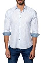 Men's Jared Lang Dobby Stripe Sport Shirt