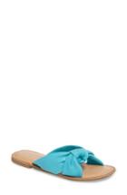 Women's Jeffrey Campbell Zocalo Slide Sandal M - Blue/green