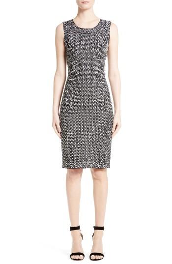 Women's St. John Collection Lela Tweed Knit Dress