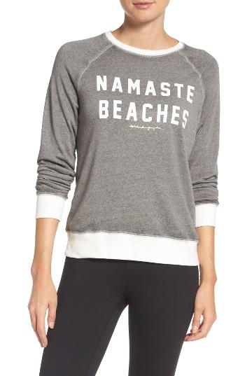 Women's Spiritual Gangster Namaste Beaches Sweatshirt
