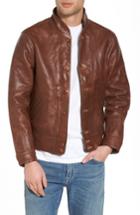 Men's Levi's Vintage Clothing Menlo Cossack Leather Jacket - Brown