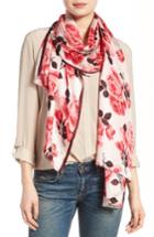 Women's Kate Spade New York Rosa Silk Scarf, Size - Pink