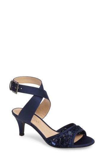 Women's J. Renee 'soncino' Ankle Strap Sandal .5 Aa - Blue