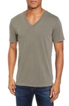 Men's James Perse Short Sleeve V-neck T-shirt - Green