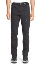 Men's Givenchy Cuban Fit Distressed Slim Straight Leg Jeans