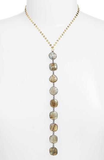 Women's Mad Jewels Mystere Labradorite Y-necklace