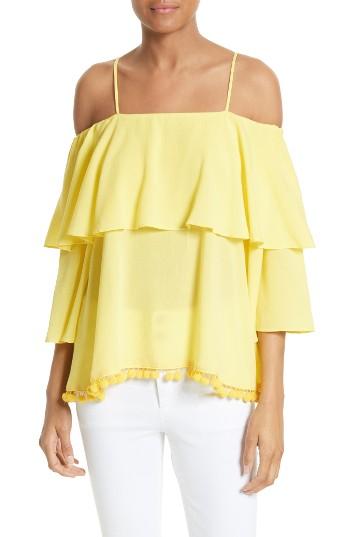 Women's Alice + Olivia Meagan Tiered Blouse