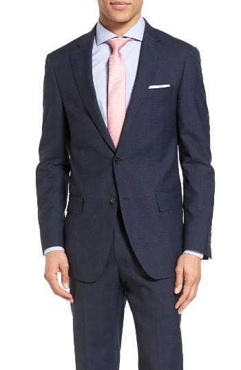 Men's Todd Snyder White Label Mayfair Trim Fit Plaid Wool Sport Coat S - Grey