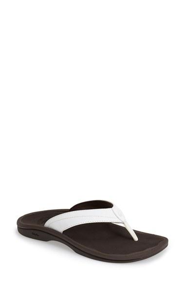 Women's Olukai 'ohana' Sandal M - White