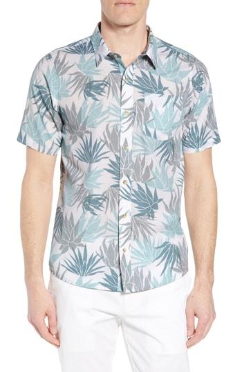 Men's Travis Mathew Monocots Fit Sport Shirt, Size Large - White