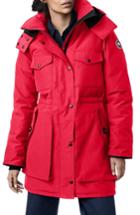 Women's Canada Goose Gabriola Water Resistant Arctic Tech 625 Fill Power Down Parka (2-4) - Red