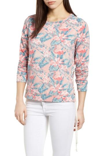 Women's Billy T Lace-up Sweatshirt - Pink