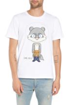 Men's Lvlxiii Raccoon Graphic T-shirt, Size - White