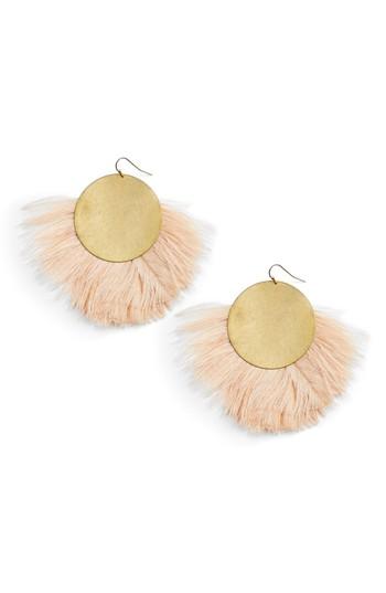 Women's Sandy Hyun Feather Disc Earrings