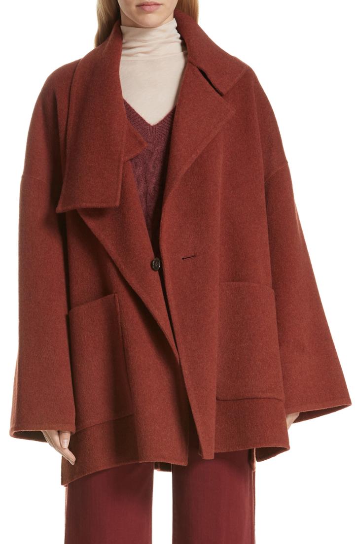 Women's Vince Blanket Coat - Red