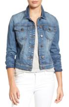 Petite Women's Kut From The Kloth Helena Denim Jacket, Size P - Blue